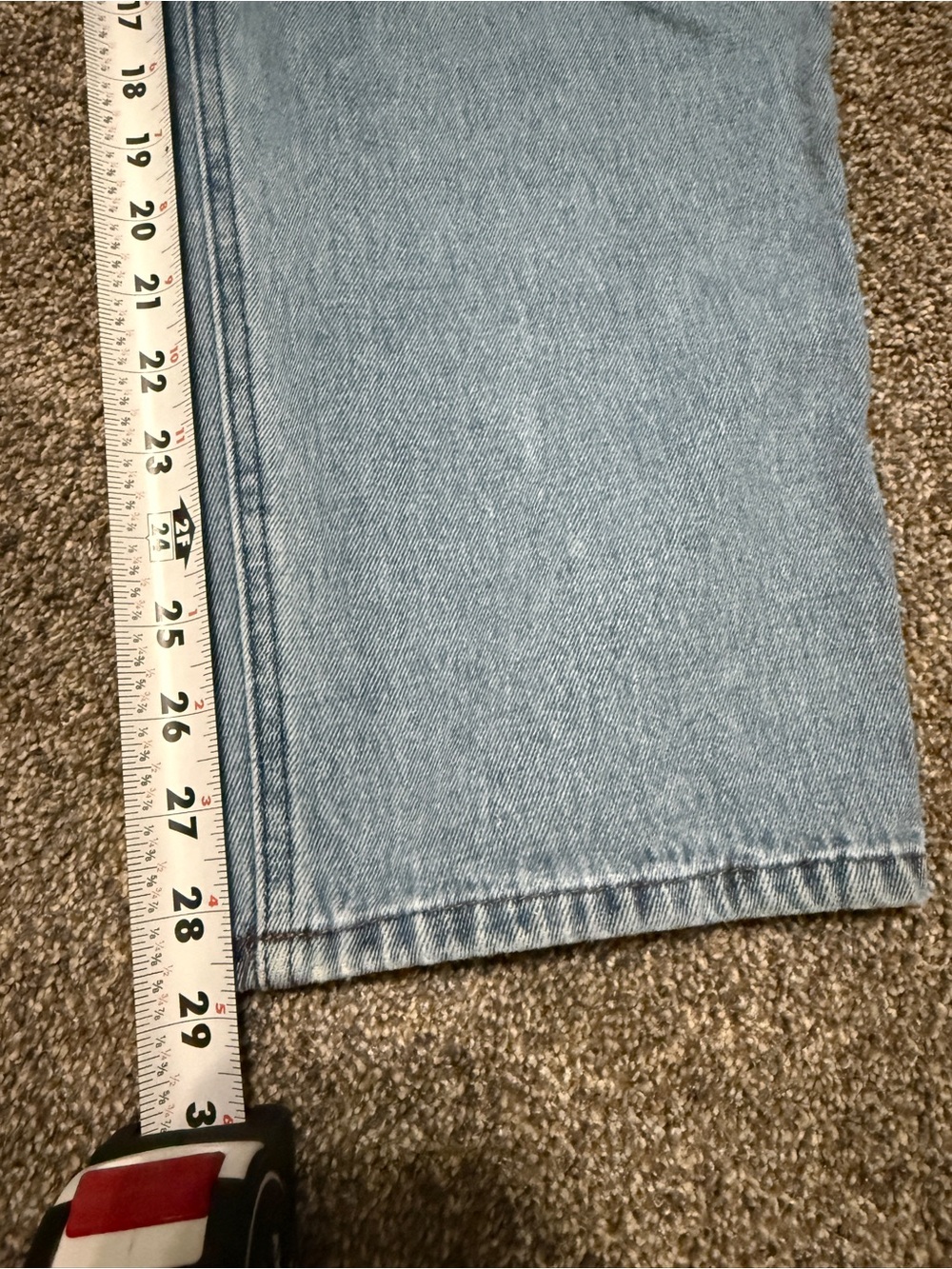 Empyre Y2K Vintage Light Gray High-Waist Straight Leg Baggy Jeans Skater Jeans - Picture 4 of 5